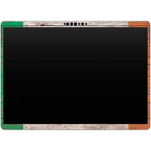 Ireland Flag Dark Wood Surface Pro 9 Skin